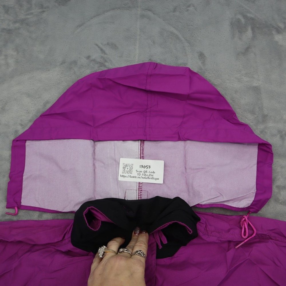 Sierra Experience Jacket Womens M Purple Long Sleeve Hooded Windbreaker - Picture 7 of 16